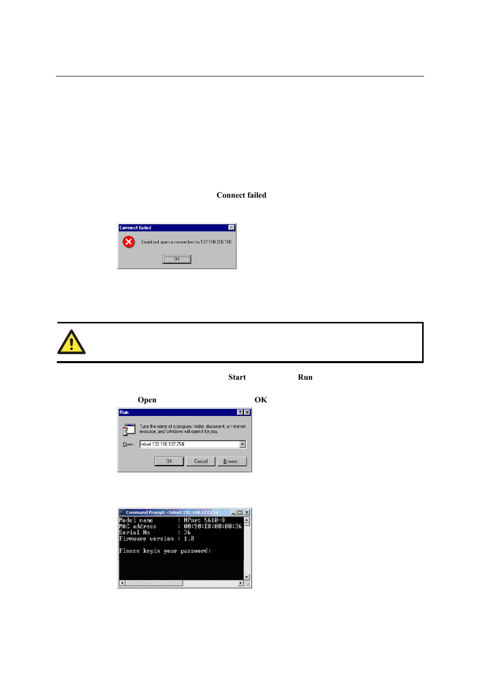 Telnet console | Moxa Technologies NPort 5600 User Manual | Page 21 / 119