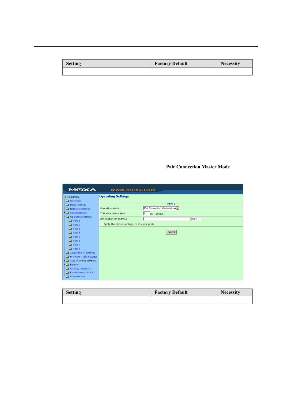 Pair connection mode, Pair connection mode -25 | Moxa Technologies NPort 5600 User Manual | Page 55 / 119