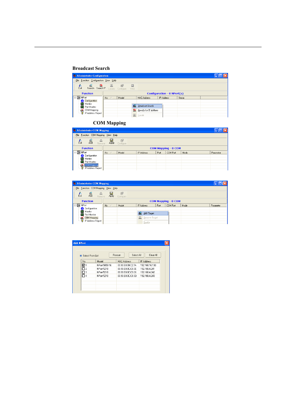 On-line com mapping, On-line com mapping -21 | Moxa Technologies NPort 5600 User Manual | Page 89 / 119