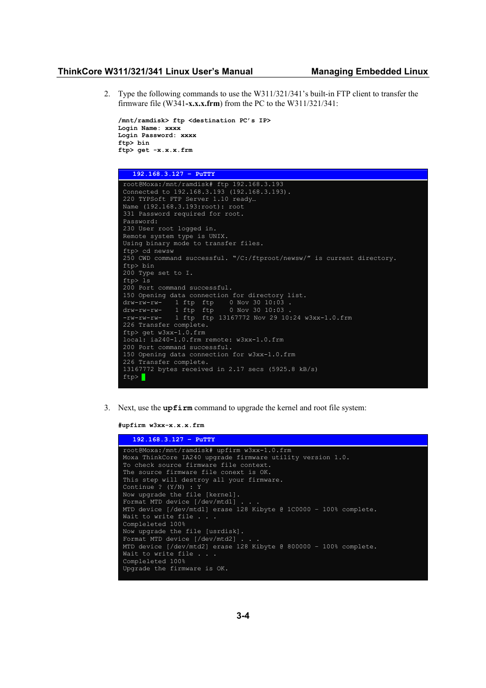 Moxa Technologies THINKCORE W341 User Manual | Page 33 / 104
