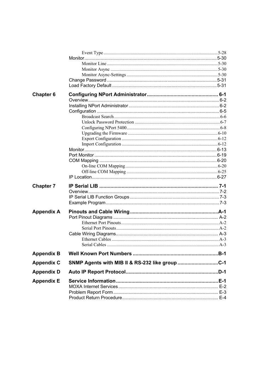 Moxa Technologies NPort 5400 User Manual | Page 4 / 102