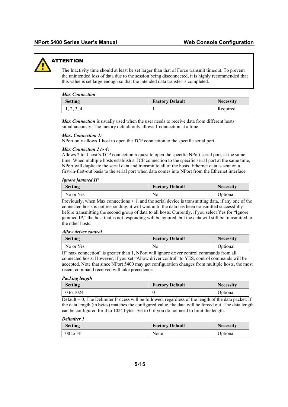 Moxa Technologies NPort 5400 User Manual | Page 40 / 102
