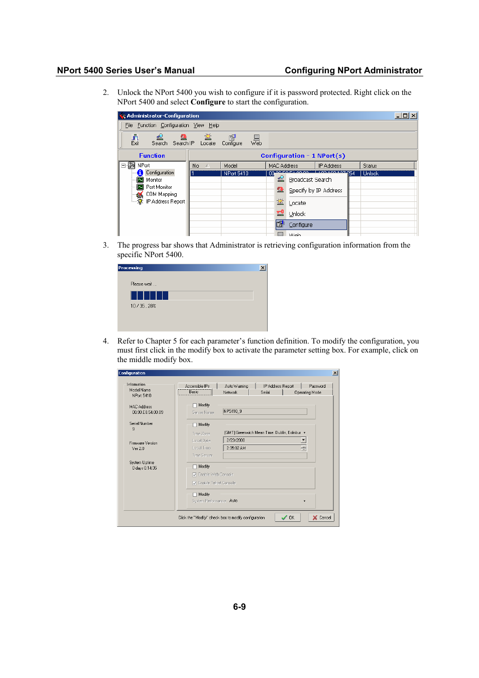 Moxa Technologies NPort 5400 User Manual | Page 65 / 102