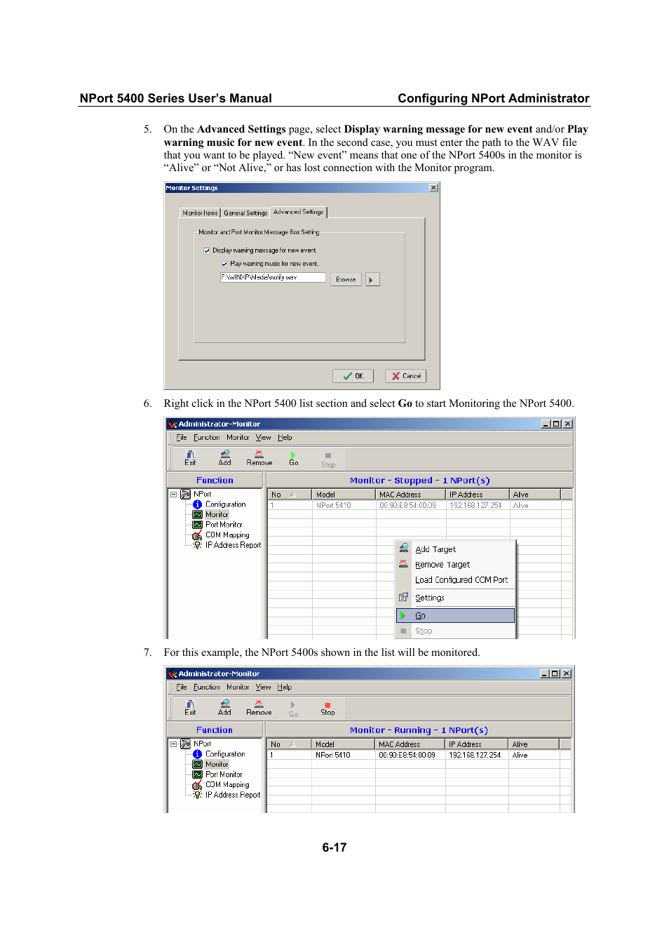 Moxa Technologies NPort 5400 User Manual | Page 73 / 102