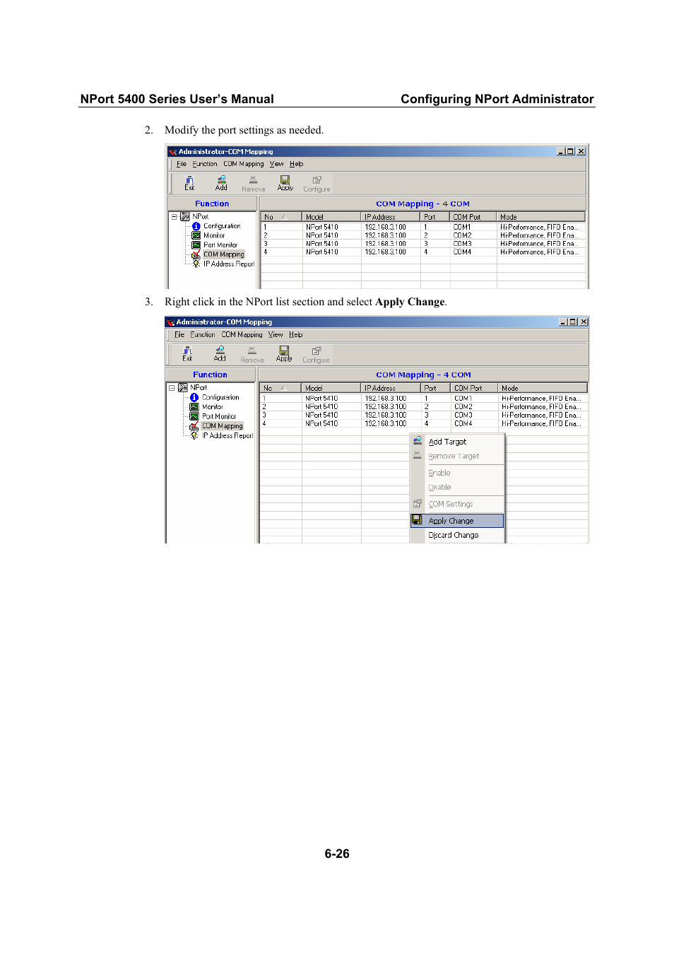 Moxa Technologies NPort 5400 User Manual | Page 82 / 102
