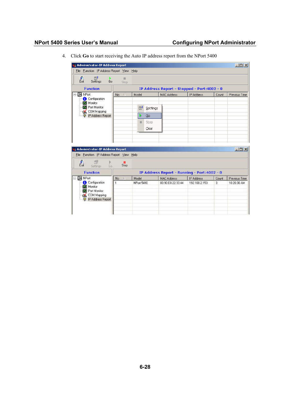 Moxa Technologies NPort 5400 User Manual | Page 84 / 102