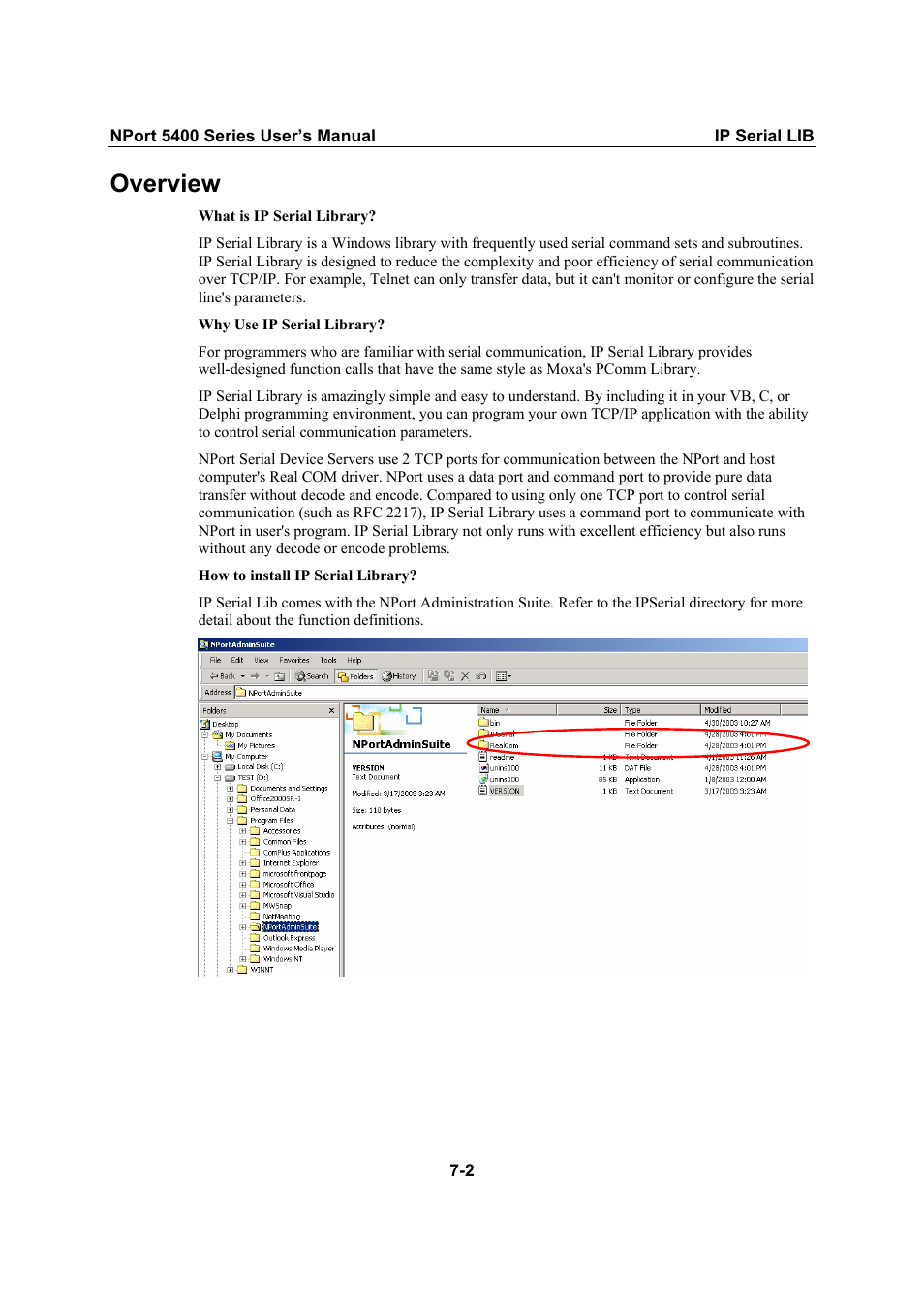 Overview | Moxa Technologies NPort 5400 User Manual | Page 86 / 102