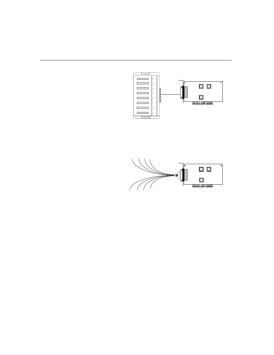 Hardware installation, Opt8c/opt8d, Opt8j/opt8f/opt8z | Intellio c218 turbo /pci user's manual | Moxa Technologies INTELLIO C218 User Manual | Page 15 / 93