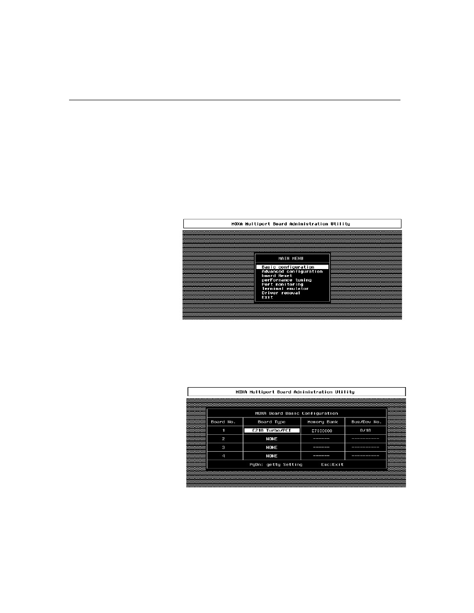 Administration utility - mxadm | Moxa Technologies INTELLIO C218 User Manual | Page 46 / 93