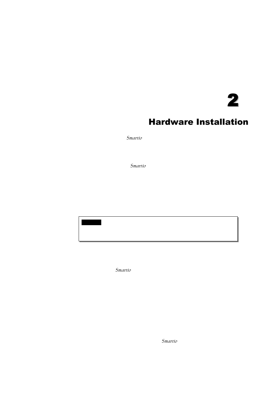 Hardware installation | Moxa Technologies Moxa Smartio C168H User Manual | Page 13 / 74