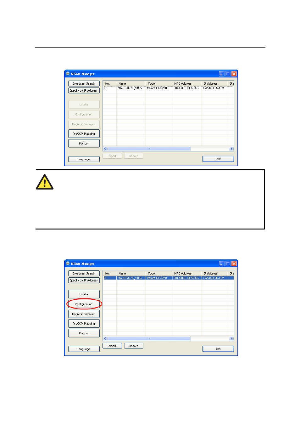 Modifying the configuration, Modifying the configuration -9, Cati | Configure serial communi | Moxa Technologies MGATE EIP3000 DF1 User Manual | Page 33 / 48