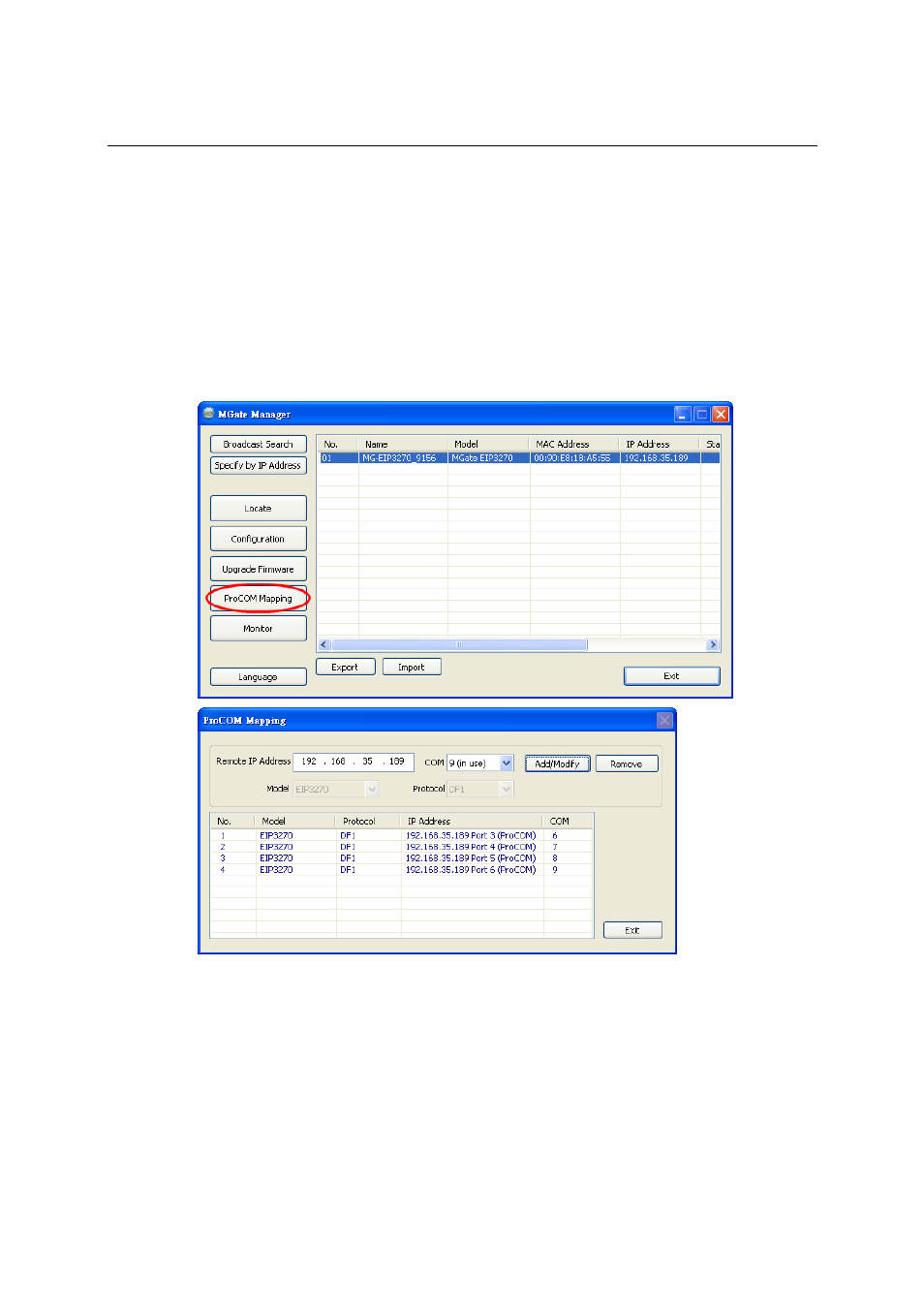 Moxa Technologies MGATE EIP3000 DF1 User Manual | Page 38 / 48