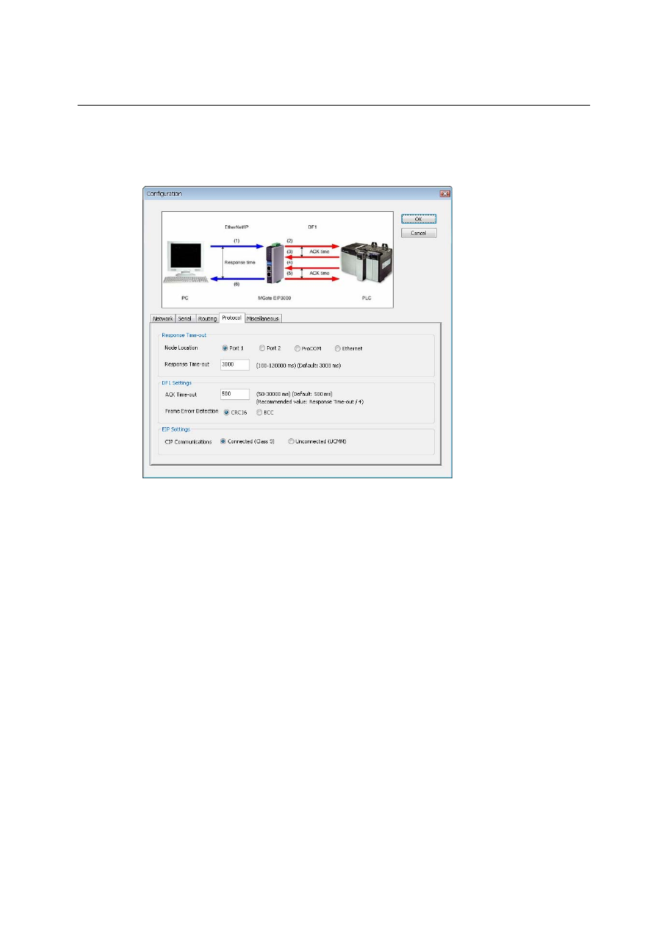 Set up protocol, Set up protocol -15, Verifying location o | Moxa Technologies MGATE EIP3000 DF1 User Manual | Page 39 / 48