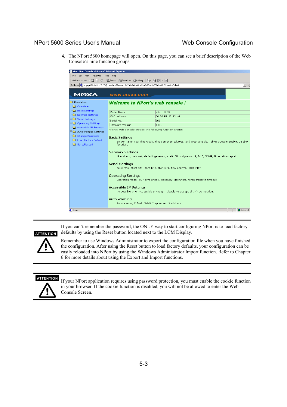 Moxa Technologies 5600 User Manual | Page 29 / 93