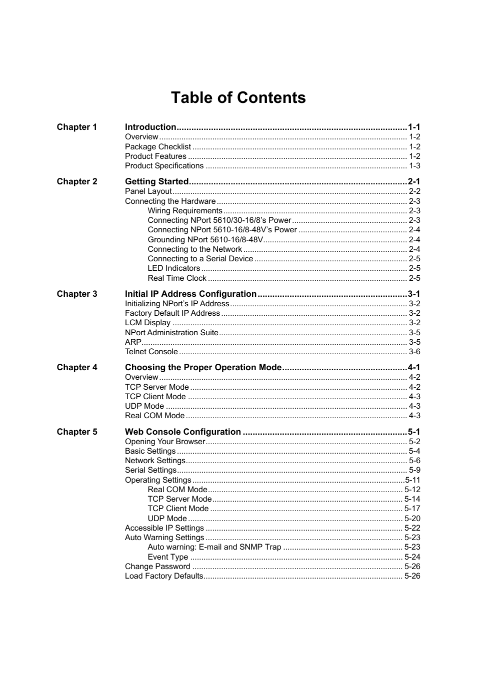 Moxa Technologies 5600 User Manual | Page 3 / 93
