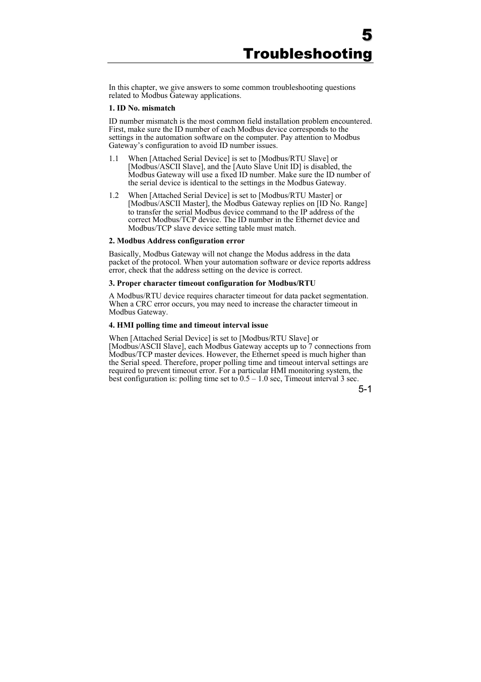 Troubleshooting, Troubleshooting -1 | Moxa Technologies 6110 User Manual | Page 45 / 52