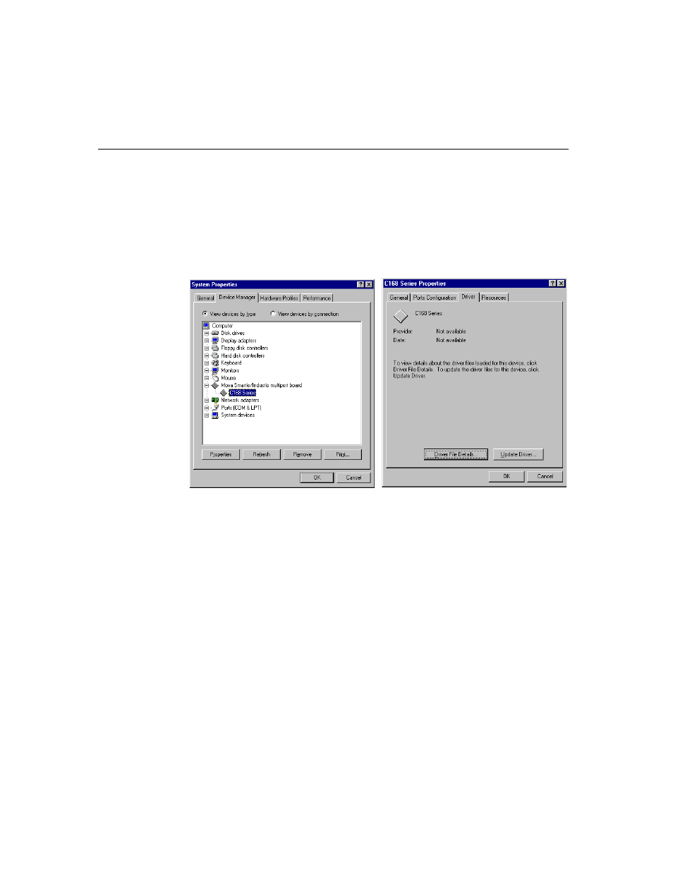 Updating driver | Moxa Technologies C168P User Manual | Page 37 / 80