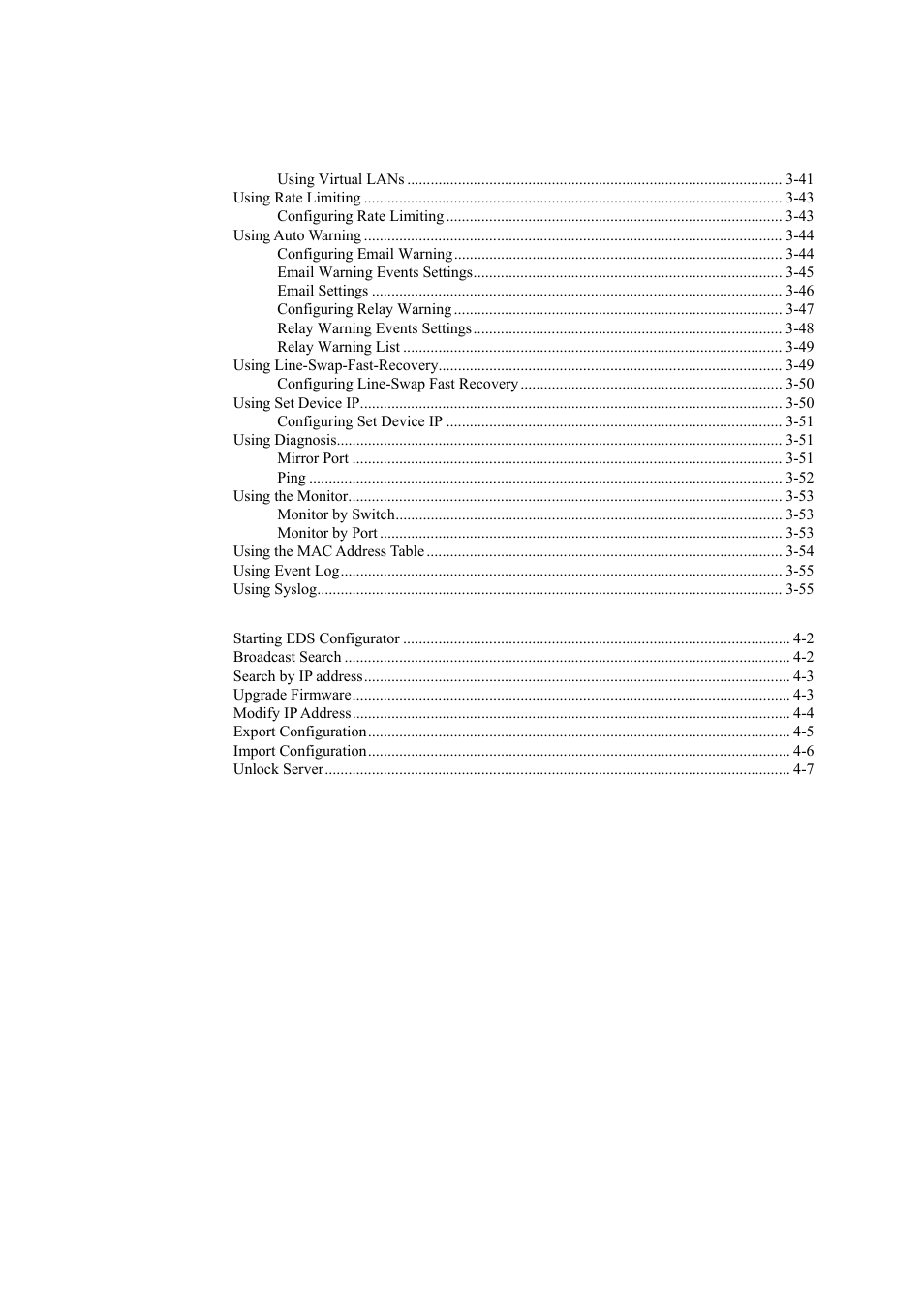 Moxa Technologies Moxa EtherDevice Switch EDS-405A User Manual | Page 4 / 82