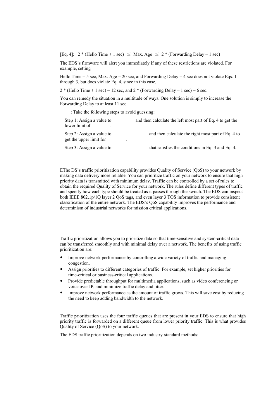 Using traffic prioritization, The traffic prioritization concept, Using traffic prioritization -35 | The traffic prioritization concept -35 | Moxa Technologies Moxa EtherDevice Switch EDS-405A User Manual | Page 50 / 82