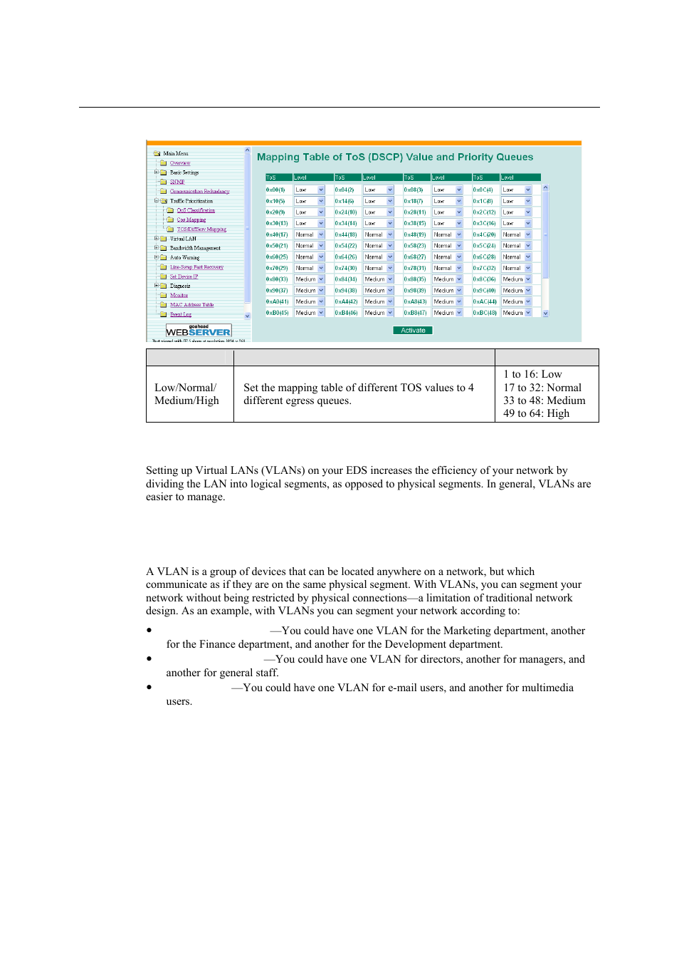 Using virtual lans, The virtual lan (vlan) concept, Using virtual lans -40 | The virtual lan (vlan) concept -40 | Moxa Technologies Moxa EtherDevice Switch EDS-405A User Manual | Page 55 / 82