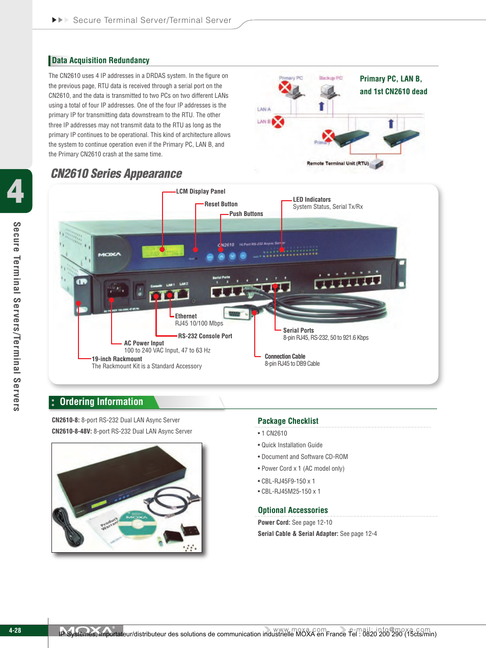 Cn2610 series appearance | Moxa Technologies 6450 User Manual | Page 28 / 30