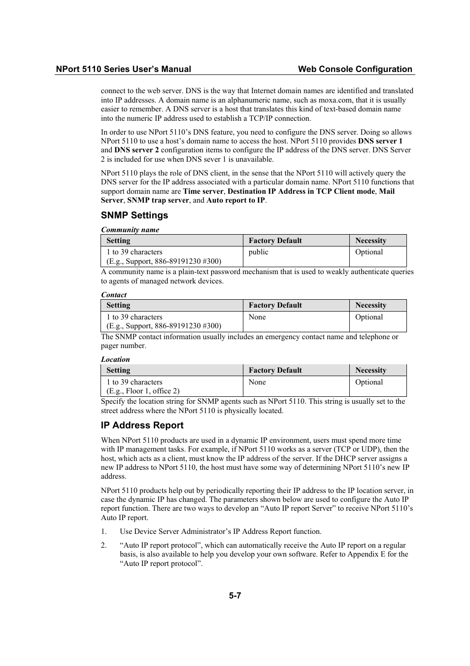 Moxa Technologies NPort 5110 Series User Manual | Page 29 / 101