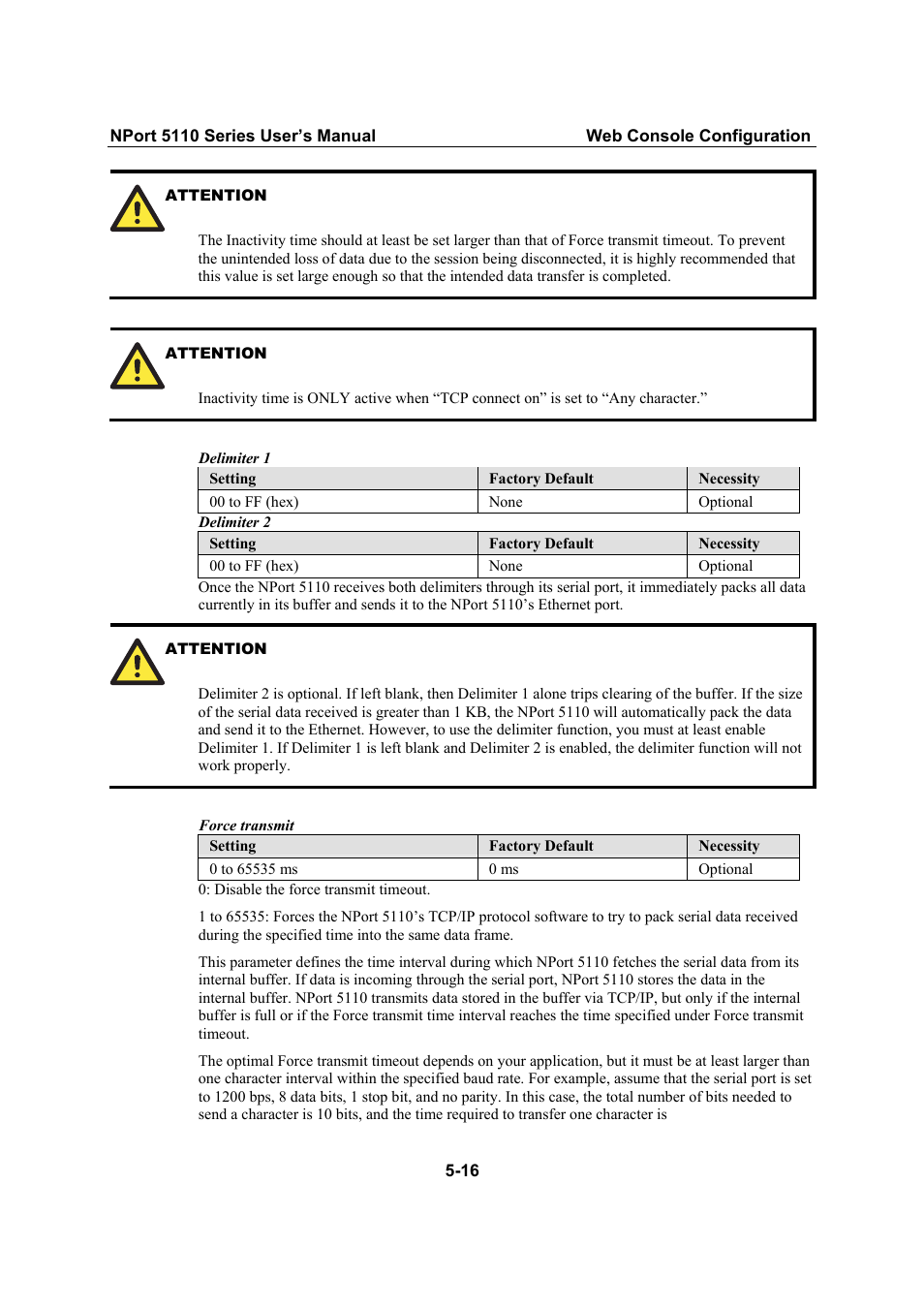 Moxa Technologies NPort 5110 Series User Manual | Page 38 / 101