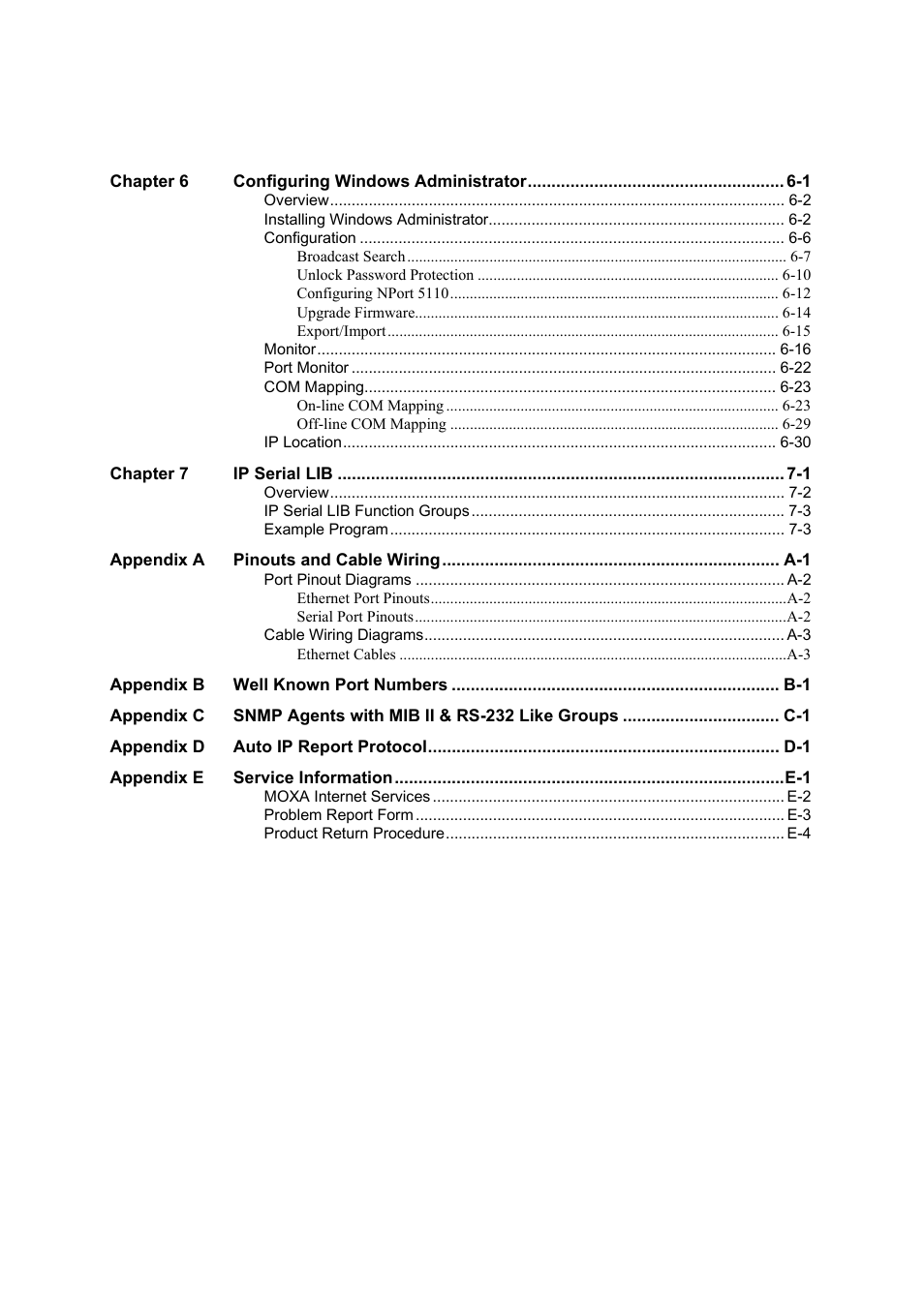 Moxa Technologies NPort 5110 Series User Manual | Page 4 / 101