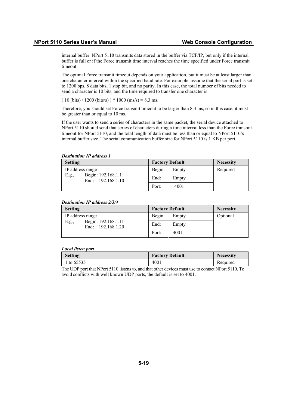 Moxa Technologies NPort 5110 Series User Manual | Page 41 / 101