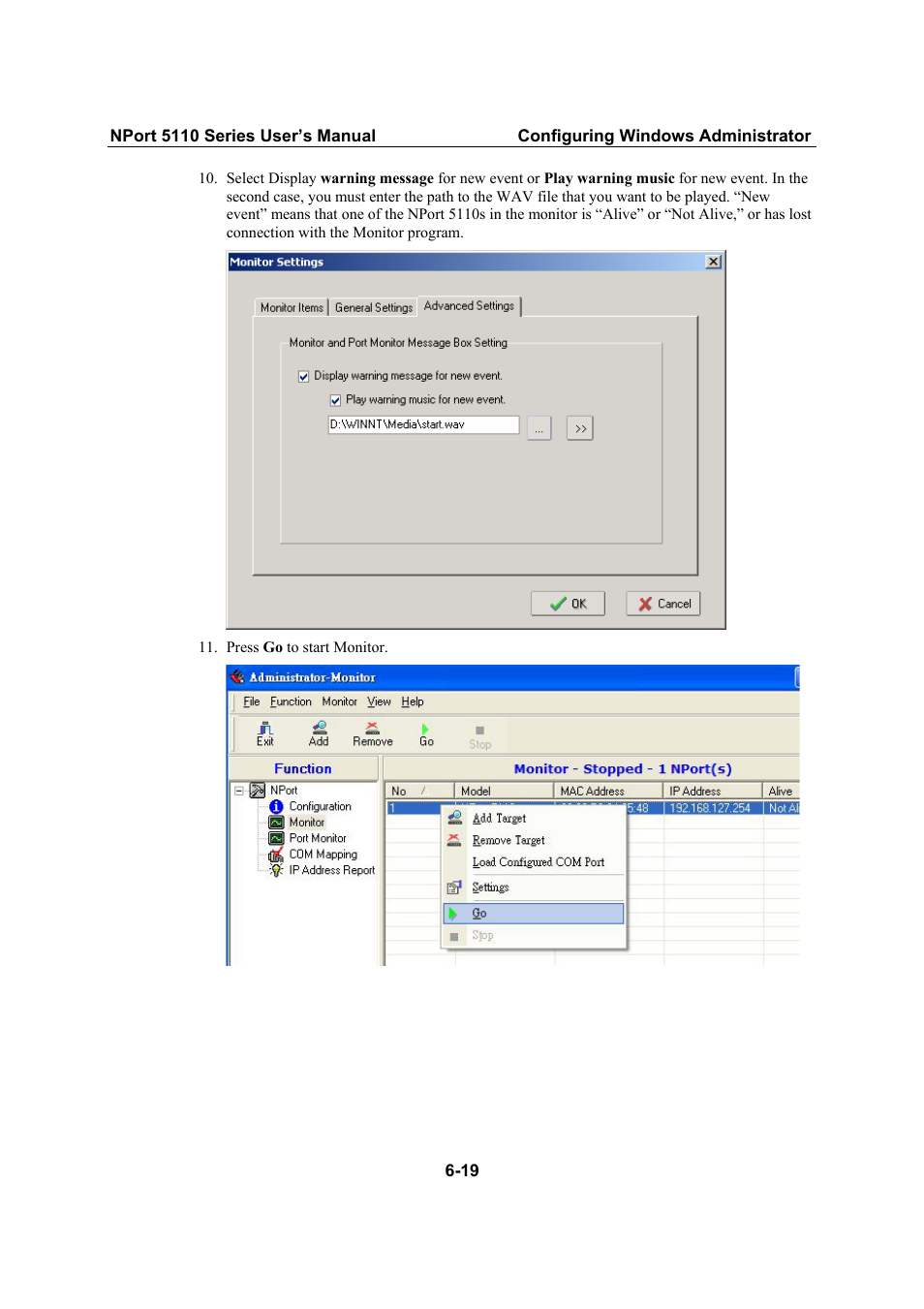 Moxa Technologies NPort 5110 Series User Manual | Page 70 / 101