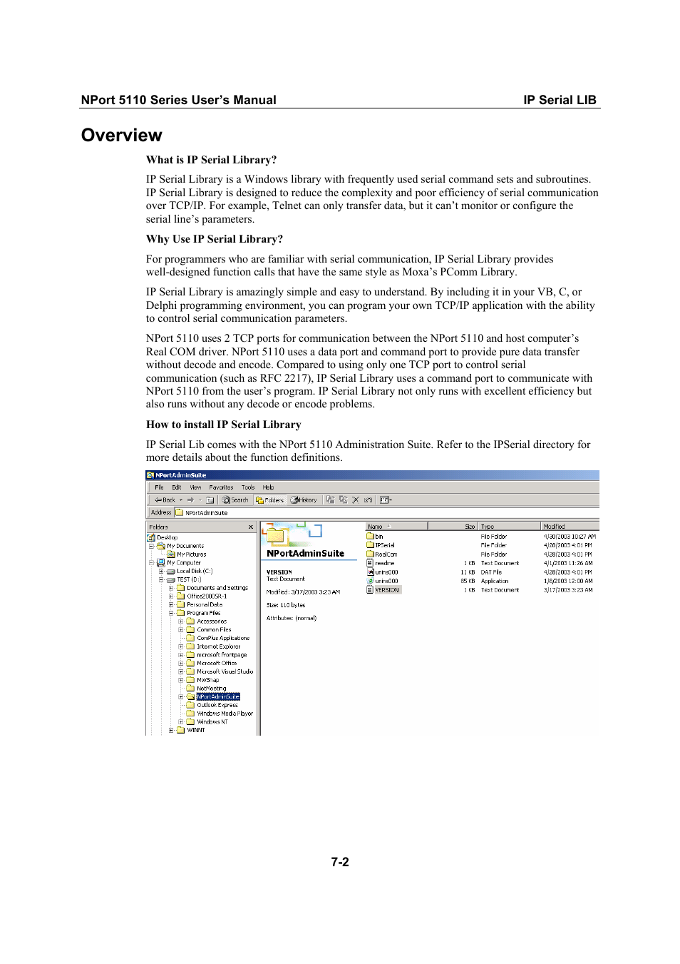 Overview, Overview -2 | Moxa Technologies NPort 5110 Series User Manual | Page 84 / 101
