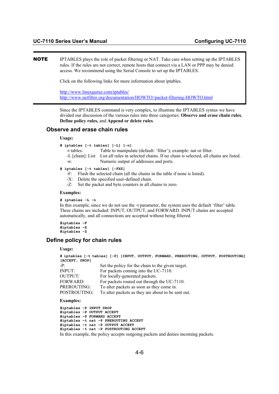 Moxa Technologies UC-7110 User Manual | Page 38 / 64