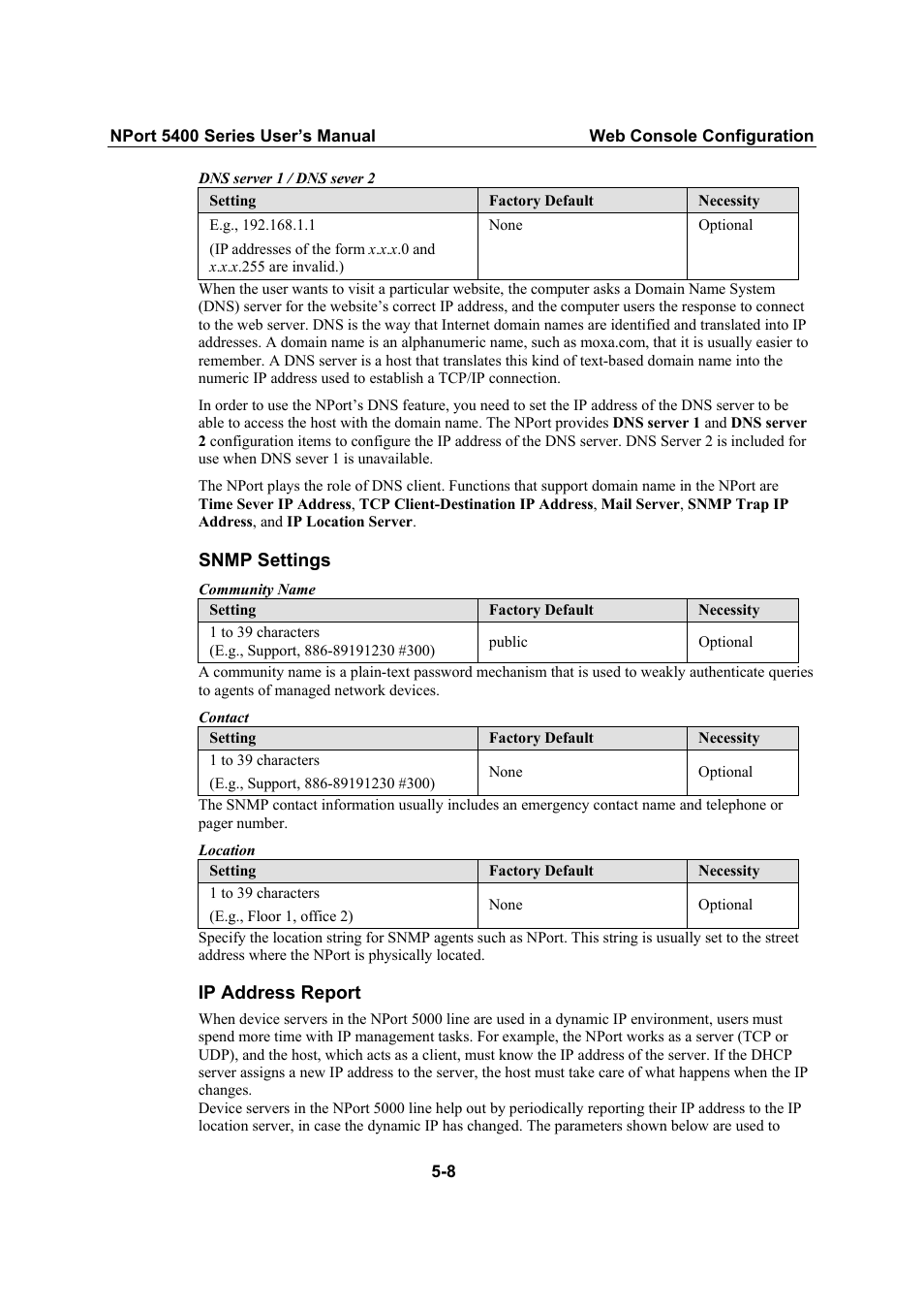 Moxa Technologies NPort 5400 Series User Manual | Page 34 / 104