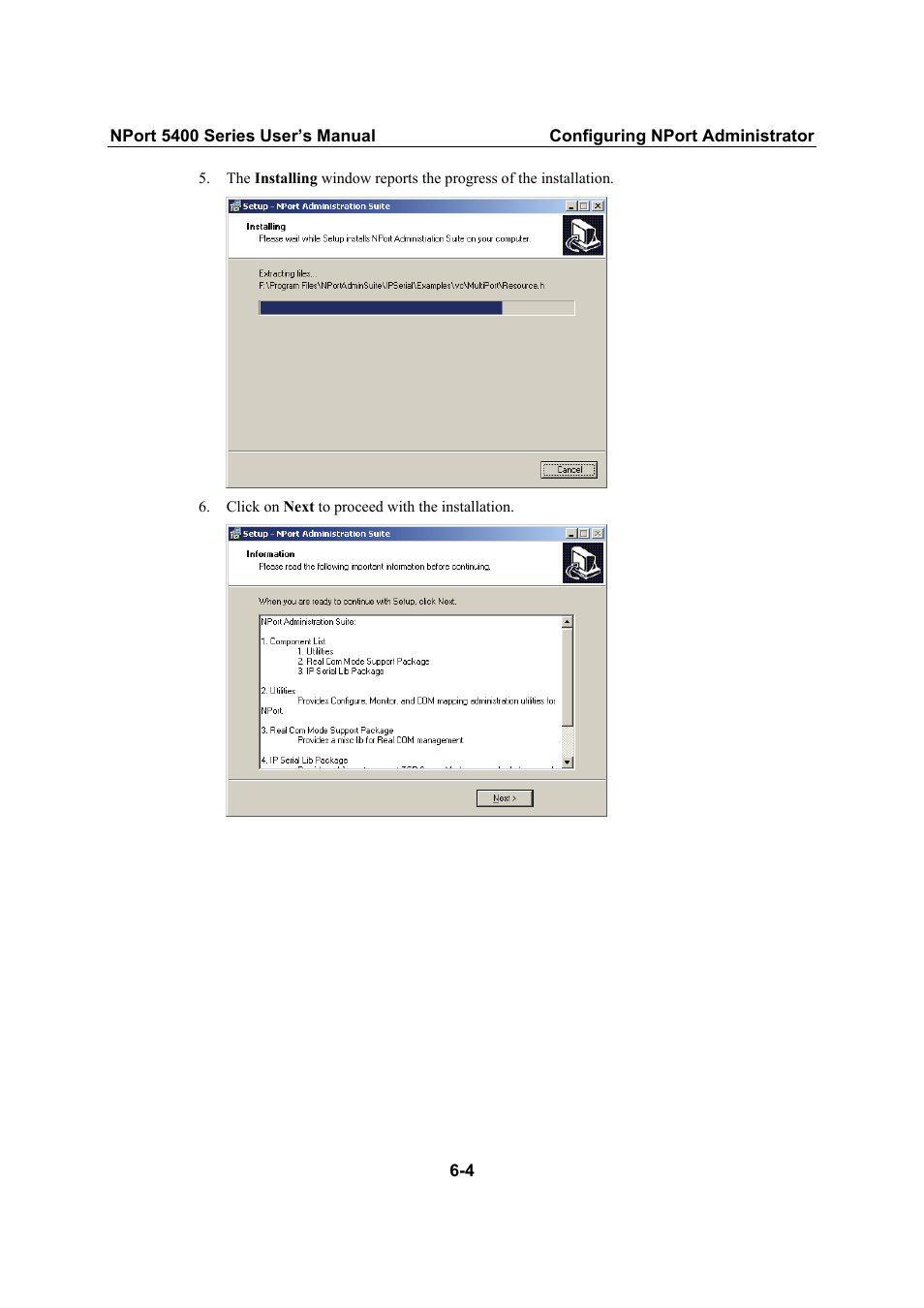 Moxa Technologies NPort 5400 Series User Manual | Page 61 / 104