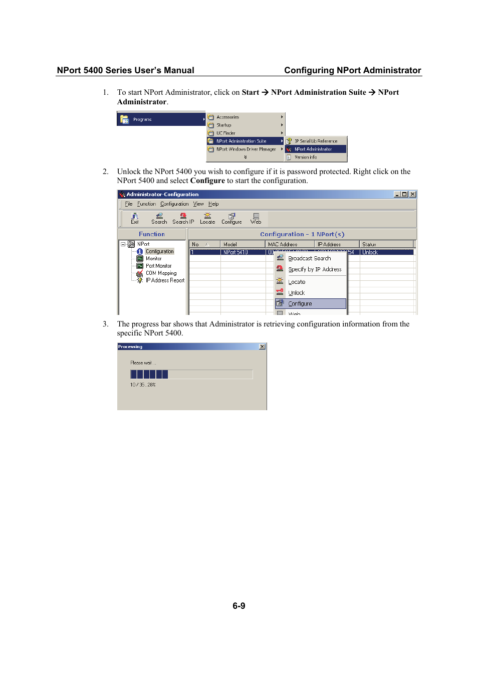 Moxa Technologies NPort 5400 Series User Manual | Page 66 / 104
