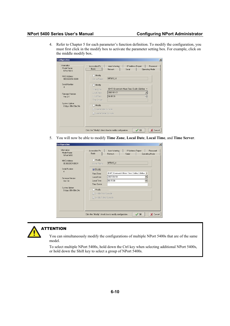 Moxa Technologies NPort 5400 Series User Manual | Page 67 / 104