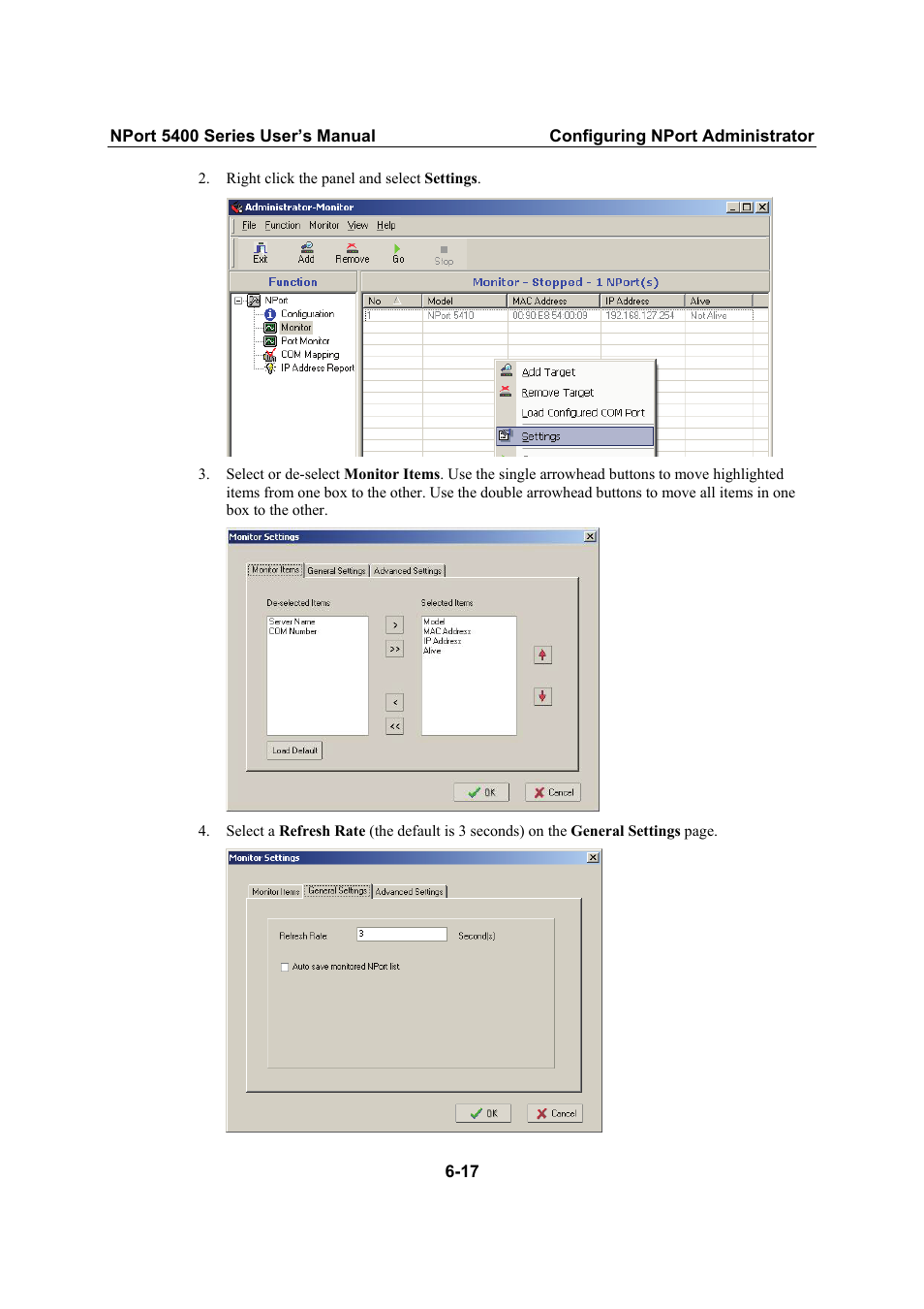 Moxa Technologies NPort 5400 Series User Manual | Page 74 / 104