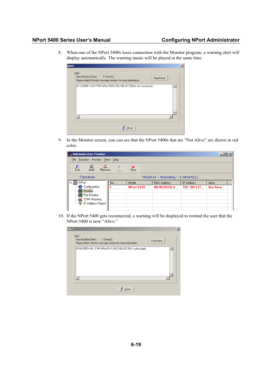 Moxa Technologies NPort 5400 Series User Manual | Page 76 / 104