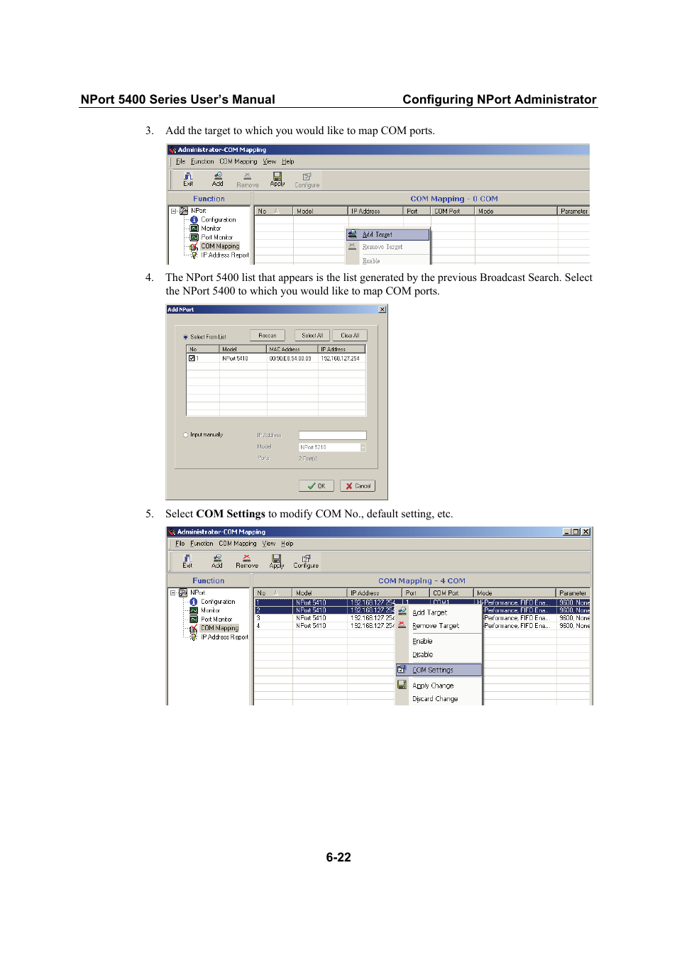 Moxa Technologies NPort 5400 Series User Manual | Page 79 / 104