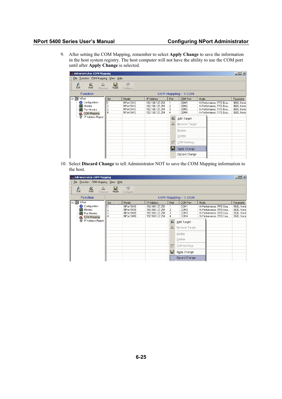 Moxa Technologies NPort 5400 Series User Manual | Page 82 / 104