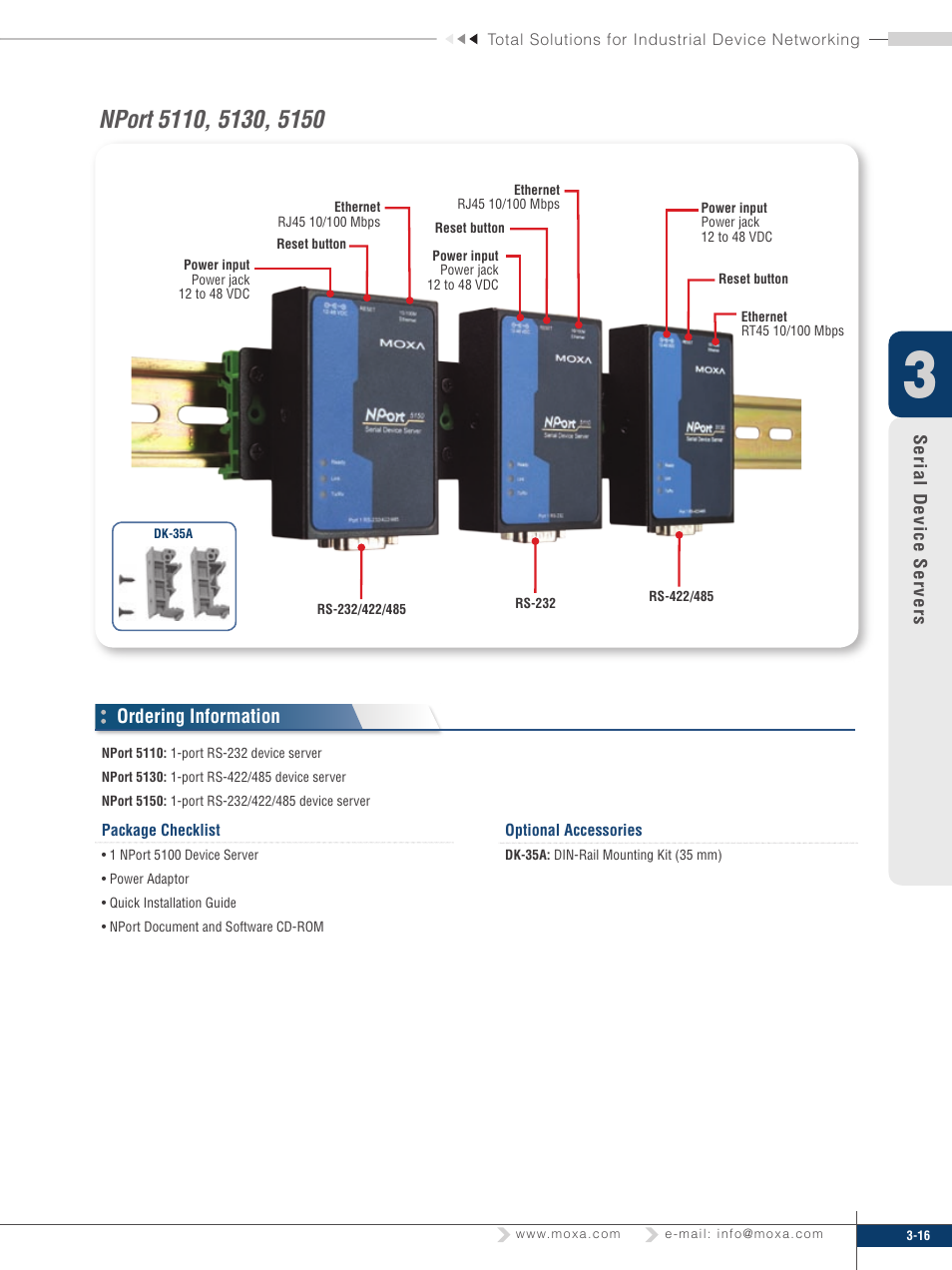Moxa Technologies 5100 User Manual | Page 2 / 4