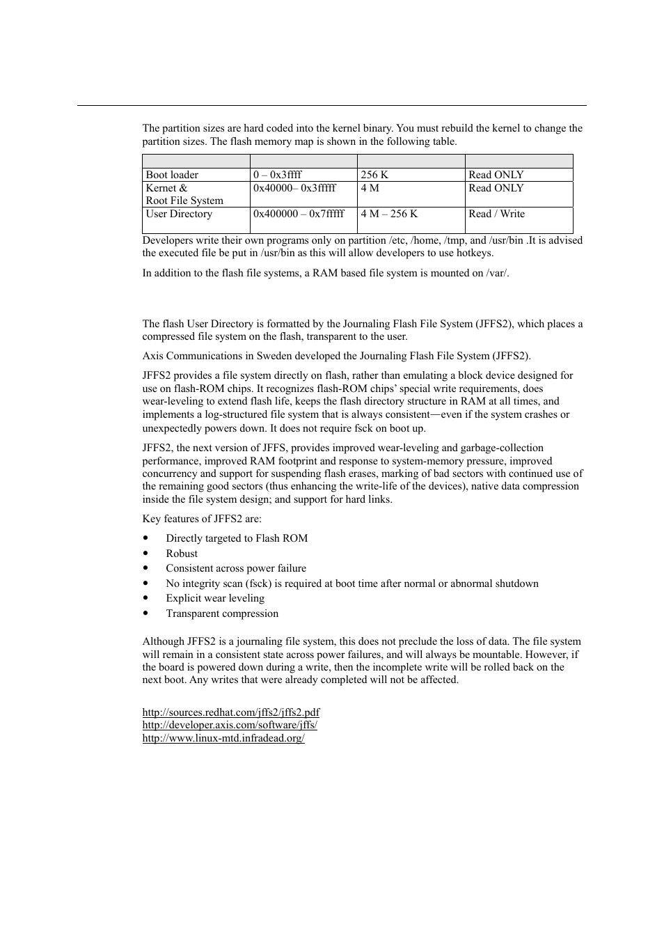 Journaling flash file system (jffs2), Journaling flash file system (jffs2) -3 | Moxa Technologies EM-1240-LX User Manual | Page 31 / 64