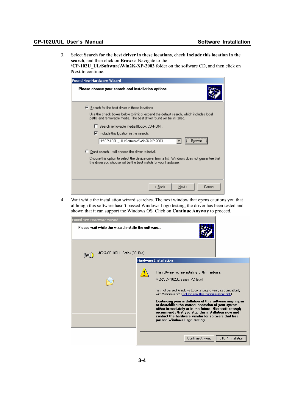Moxa Technologies CP-102U/UL User Manual | Page 16 / 78