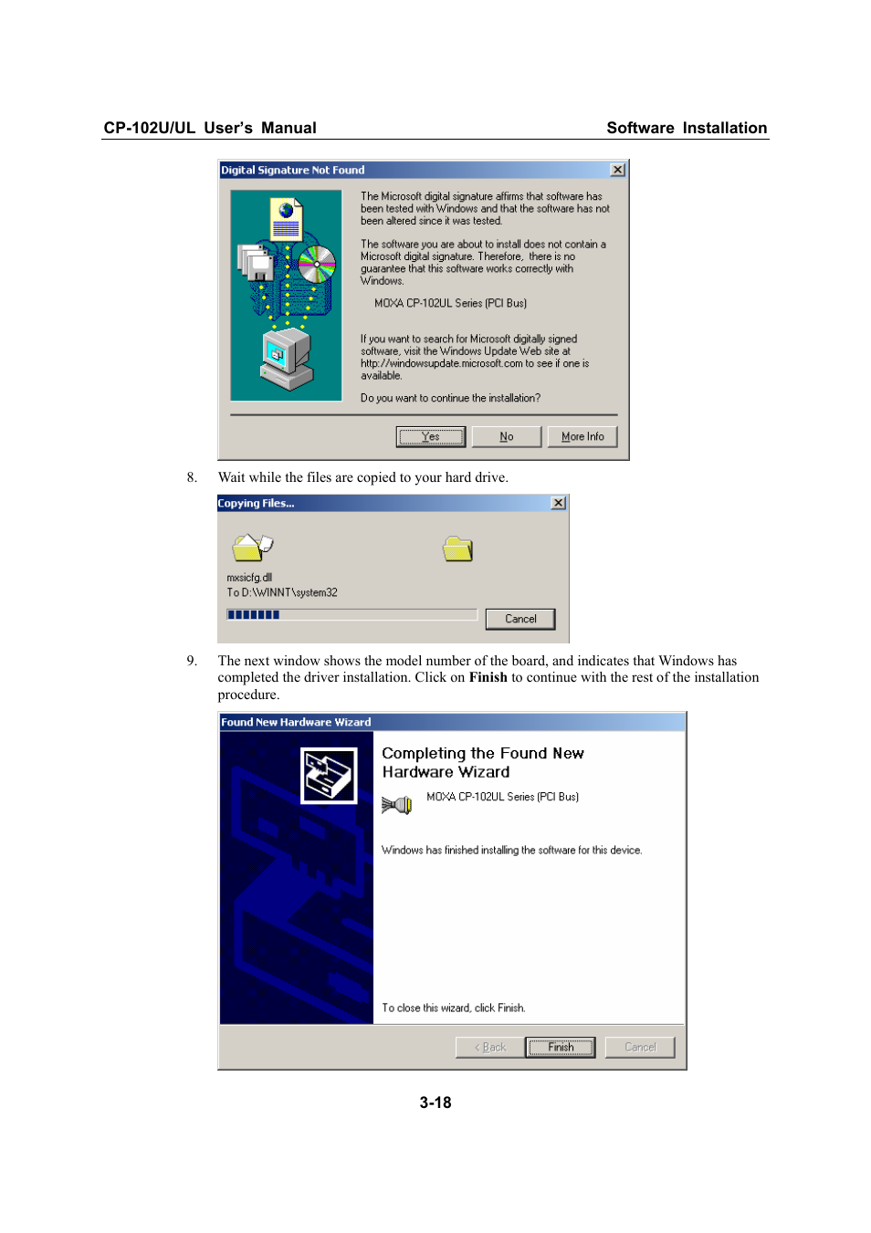 Moxa Technologies CP-102U/UL User Manual | Page 30 / 78