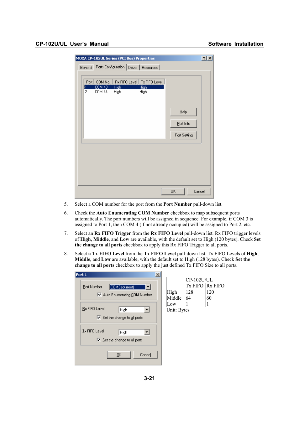 Moxa Technologies CP-102U/UL User Manual | Page 33 / 78