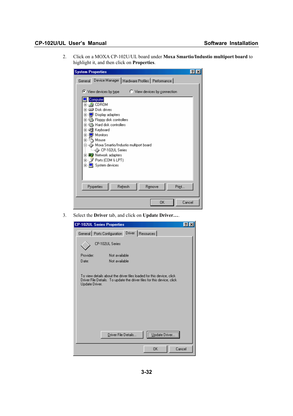 Moxa Technologies CP-102U/UL User Manual | Page 44 / 78