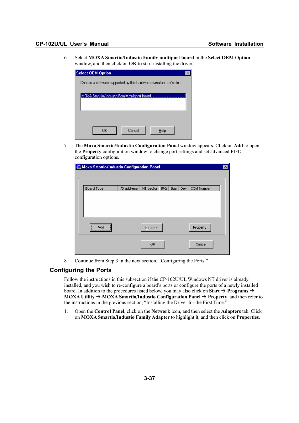 Moxa Technologies CP-102U/UL User Manual | Page 49 / 78