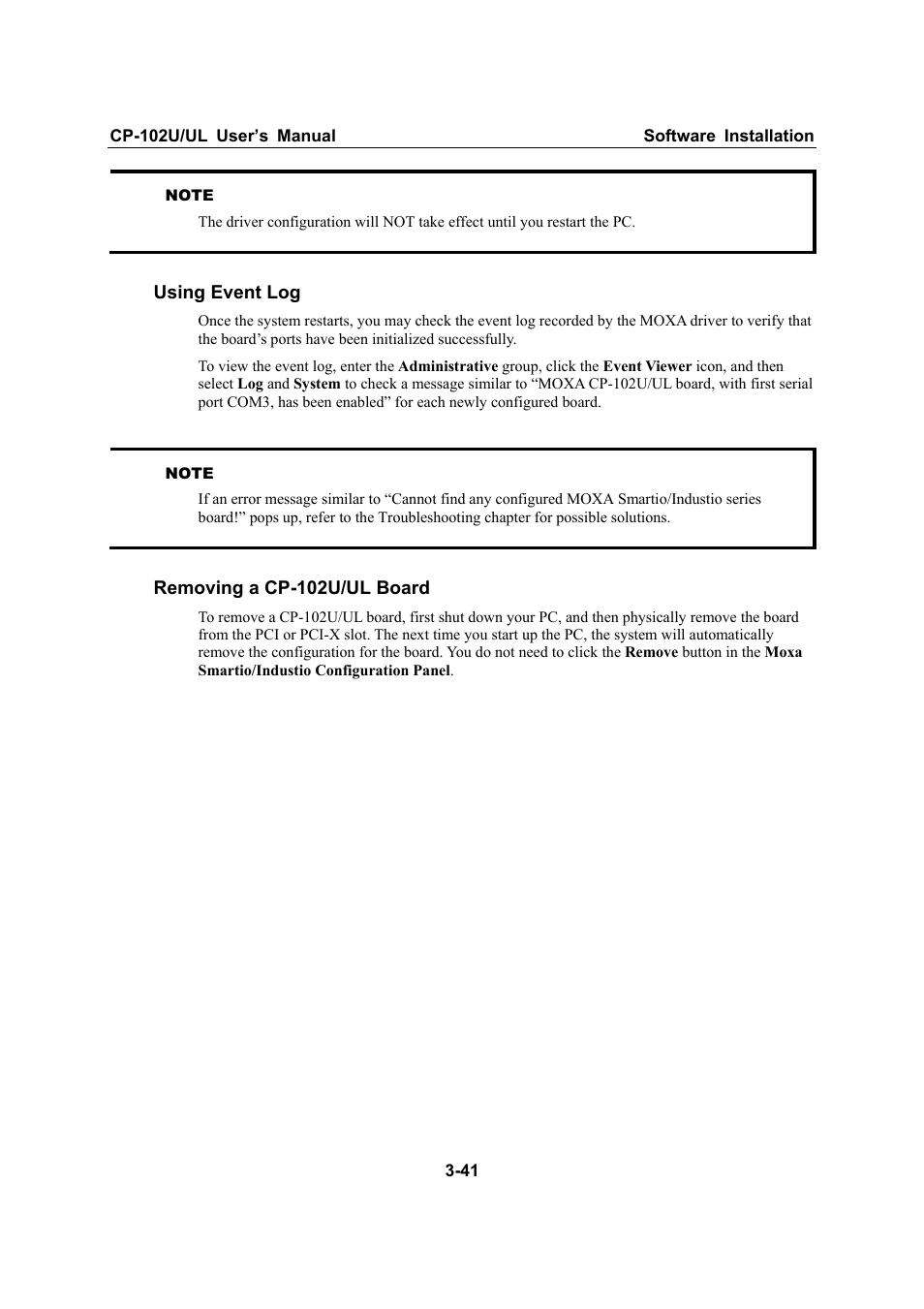 Moxa Technologies CP-102U/UL User Manual | Page 53 / 78