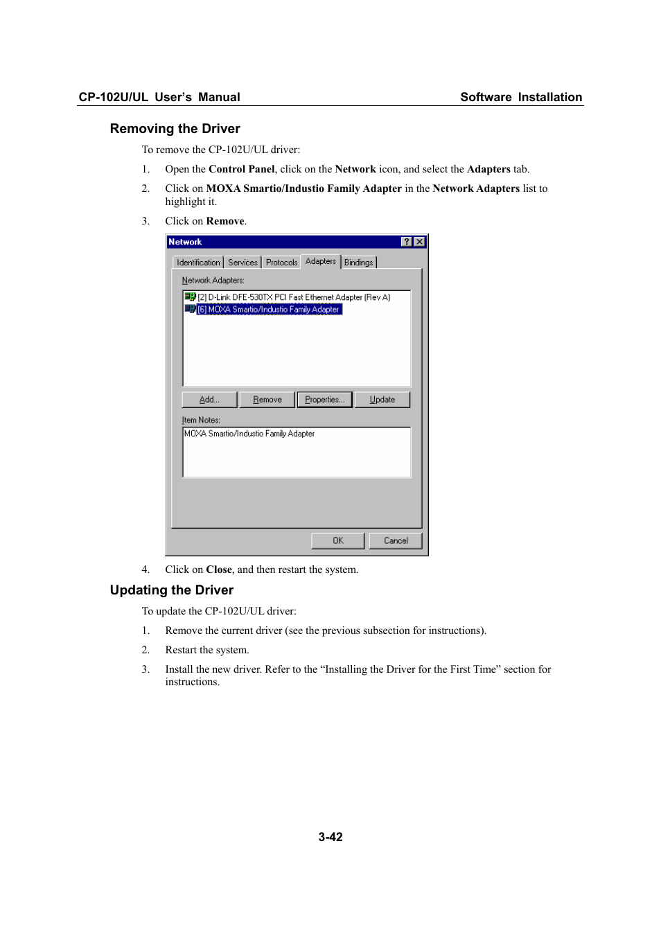 Moxa Technologies CP-102U/UL User Manual | Page 54 / 78