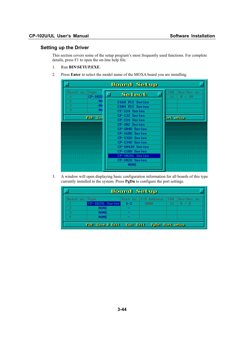 Moxa Technologies CP-102U/UL User Manual | Page 56 / 78